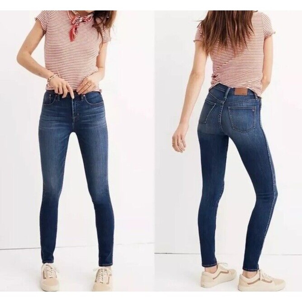 Madewell Jeans 26 Tall 10” High Rise Tencel Stretch 26x30” Inseam Skinny *Read